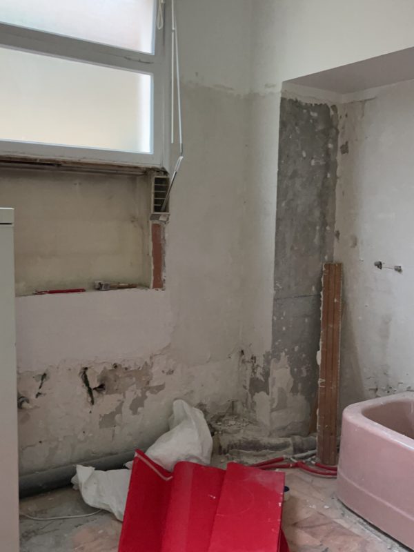 Rénovation salle de bain avant